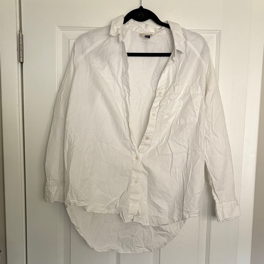 White Button-Up Shirt